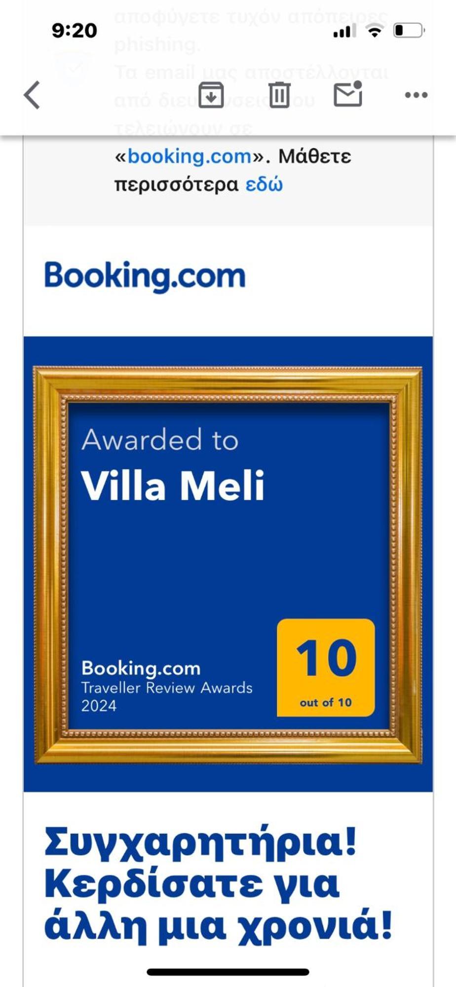 Villa Meli Odziász Kültér fotó